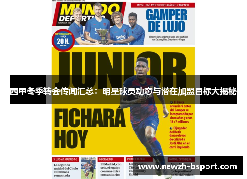 西甲冬季转会传闻汇总：明星球员动态与潜在加盟目标大揭秘
